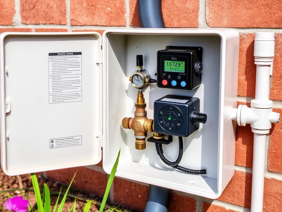 Ventilbox & Steuerung – Herz der Anlage