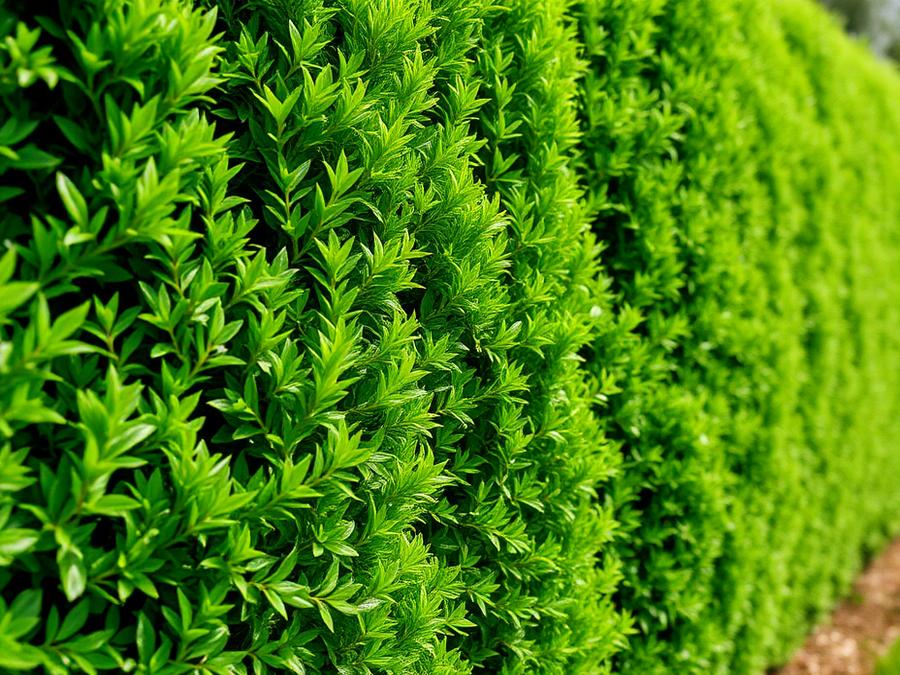 Geschnittene Hecke – Grundstücksgrenze, Raumteiler