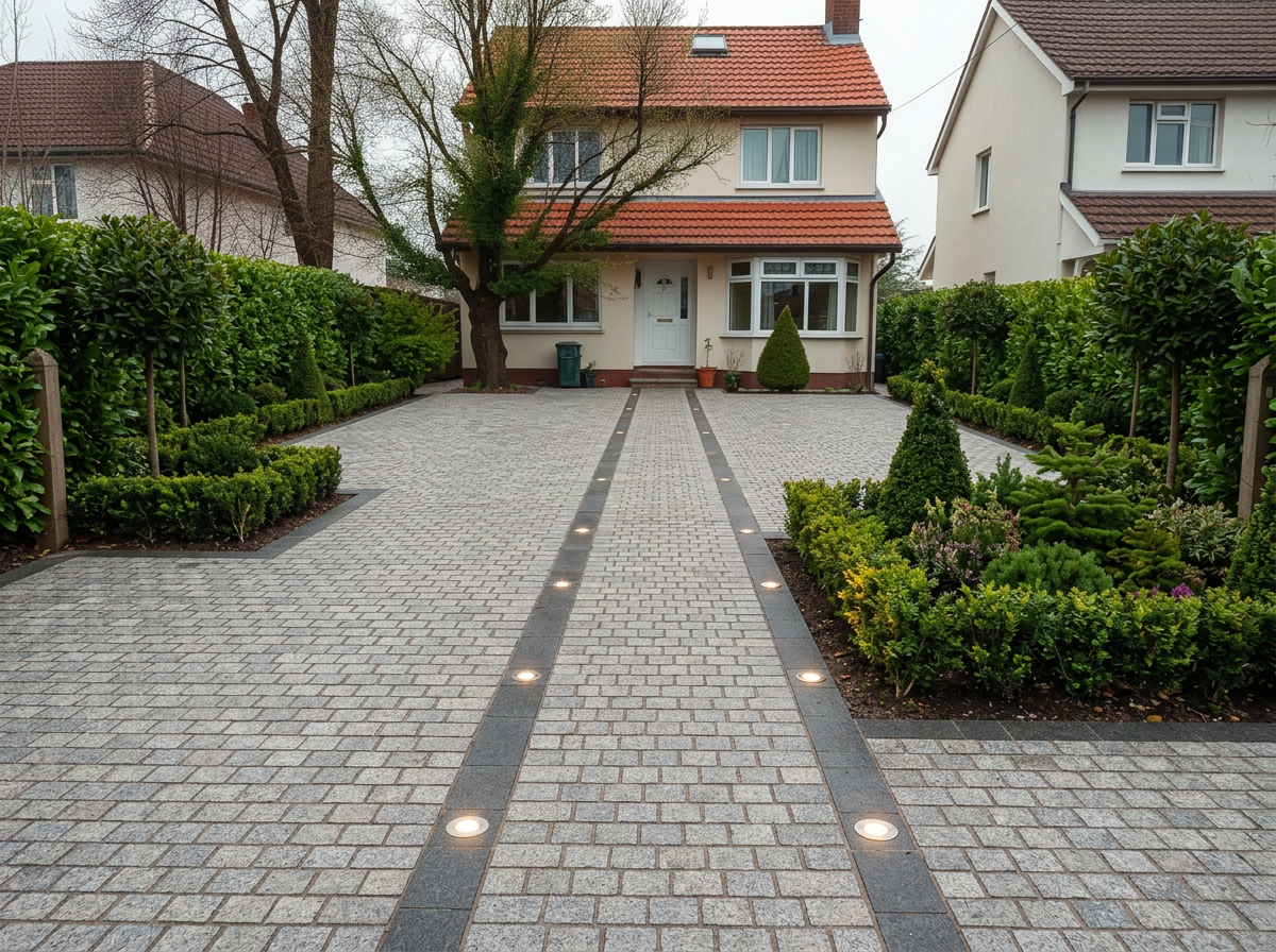 Repräsentativer Vorgarten – nachher